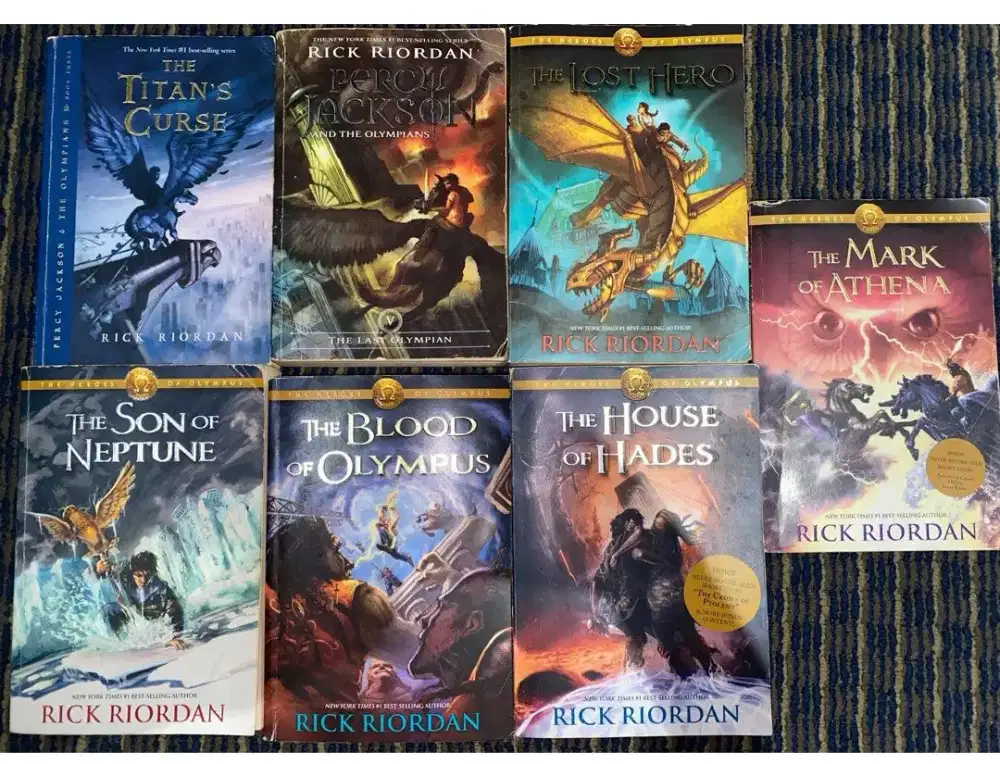 The lost hero seri by Rick Riordan series