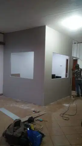 Partisi gypsum sekat ruangan