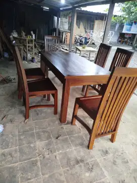 Meja kursi makan set