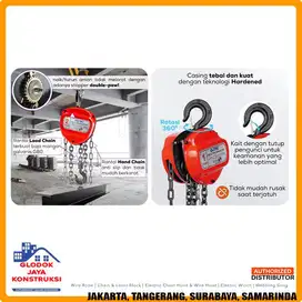 Chain block/Chain Hoist Katrol Rantai Derek Rante Kerekan barang