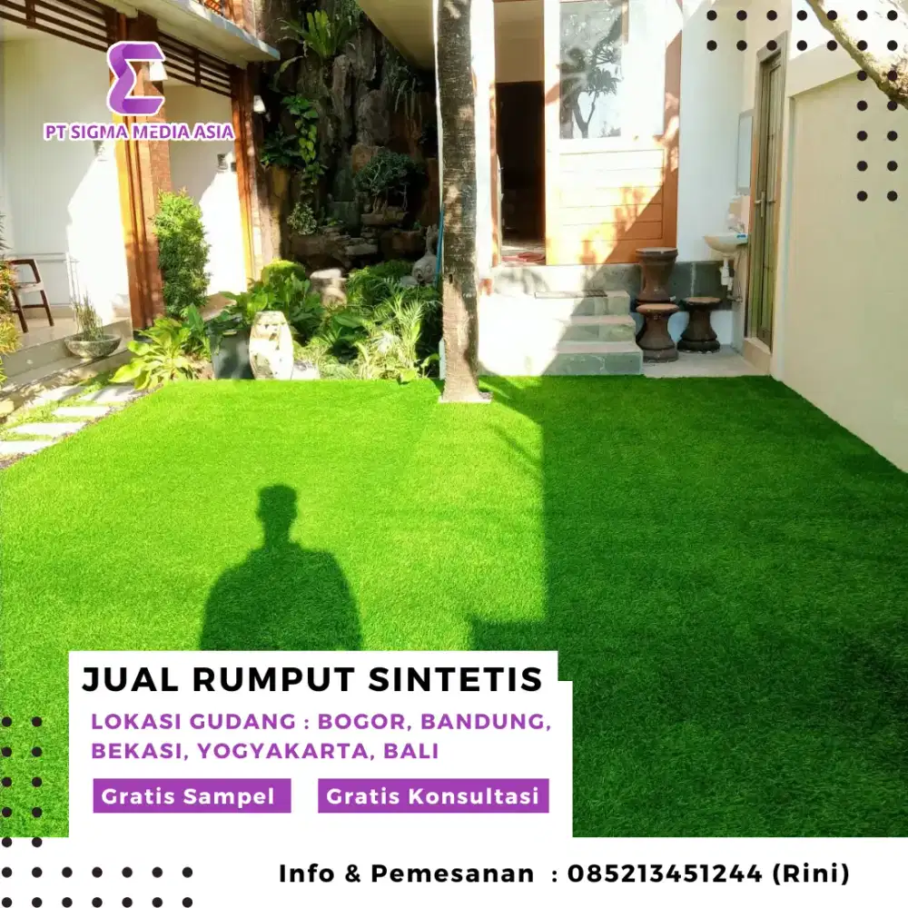 Jual Rumput Sintetis Anti UV dan Anti Bau