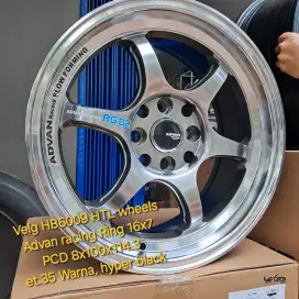 Velg Advan racing Ring 16x7
PCD 8x100x114.3 et.35