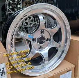 Velg Advan racing rgd2 Ring 15x7
PCD 4x100 et.35