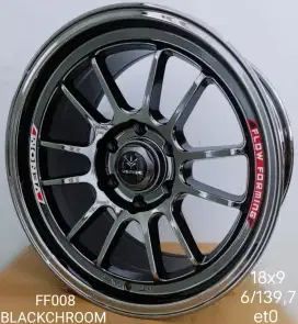 Velg Venom Flow Forming Ring 18x9 pcd 6x139,7 et.0
Warna, HYPERBLACK