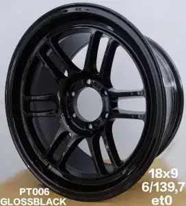 Velg PT 006 Ring 18x9 pcd 6x139.7 
ET 0