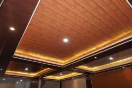 Pemasangan partisi kanopi flavon PVC murah