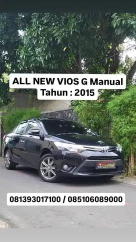 ALL NEW VIOS G Manual
Tahun : 2015, km 70 Ribuan