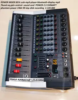 POWER MIXER 8CH