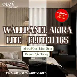 wpc wallpanel akira lite fluted 165 | kisi-kisi dinding anti rayap