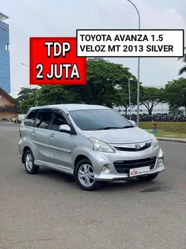 TOYOTA AVANZA VELOZ 1.5 MT 2013 SILVER PROMO MURAH DP MINIM 2 JUTA