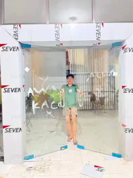 Tempahan pintu kaca tempered