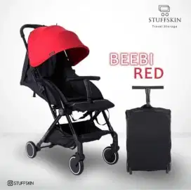 -HARGA DIBAWAH PASARAN- Dijual Stroller StuffSkin BeeBi Red