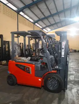 Jual Forklift Electric HELI 2.5 Ton Lifting 4.5 Meter Battery Lithium