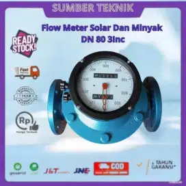 Flowmeter Solar Fuel Flow Meter Minyak OGM Oval Gear Flow Meter 3Inch