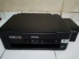 JUAL PRINTER EPSON L 220 PRINT SCAN COPY LIKE NEW NO MINUS.