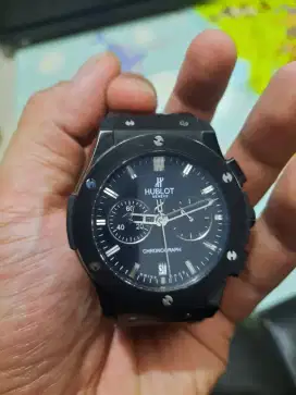 Jam Tangan keren Hublot Geneve Black