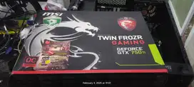 Di jual MSI Geforce GTX 750 Ti, kondisi rusak