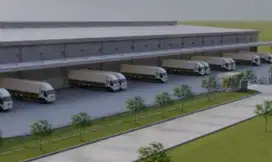 Gudang  delta silicon,baru, bagus, ada loading dock  Cikarang