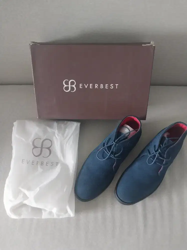 Sepatu Ankle Boots Suede  Everbest Brand New