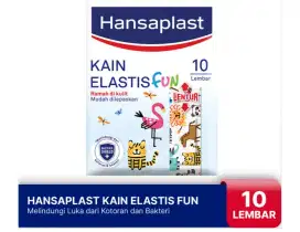 Harga Promo: Hansaplast Kain Elastis Fun (10 lembar)