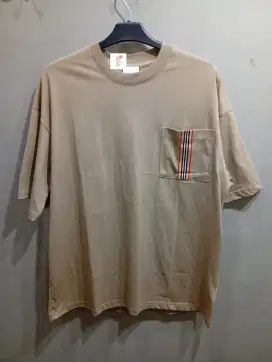 BURBERRY POCKET BROWN TSHIRT