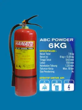 Apar powder 6kg isi lengkap