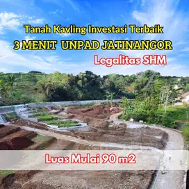 TANAH 3 MENIT UNPAD JATINGOR MULAI 90M2