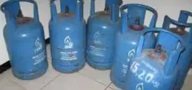 Tabung gas elpiji biru 12kg kondisi kosong