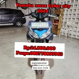 Yamaha aerox Cyber city tahun 2024