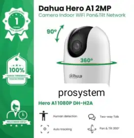 CAMERA WIFI DAHUA A1 3MP SMART CCTV WIRELESS CAMERA INDOOR-BH3P 3MP