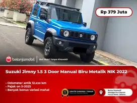 [ KM 12RB ] Suzuki Jimny 1.5 3 Door MT Manual Biru Metalik 2022/2023