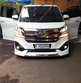 Toyota VellFire 2.5 G at 2015 Putih Km 80 Ribuan Good Condition
