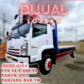 Truk Losbak / Bak terbuka Isuzu Giga FVR 34 P 240 PS Tahun 2017