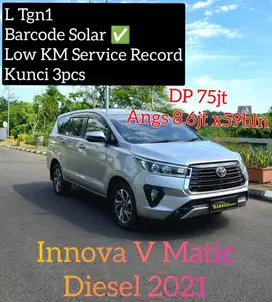 Innova V 2021 Diesel AT Matic Solar Automatic Lux Venturer G 2020
