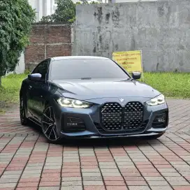 BMW 430I M-SPORT G22 COUPE ODO 13RBU TAHUN 2023 WARNA ARTIC RACE BLUE