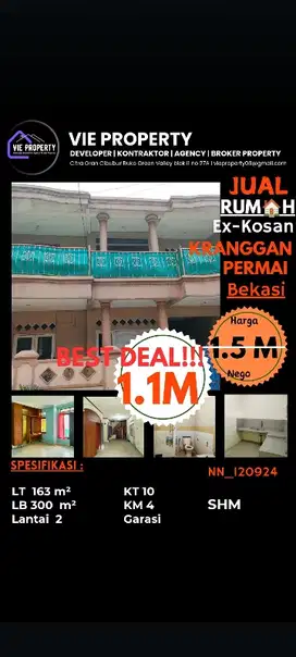 rumah dan KOSTan di jual murah BU grecep