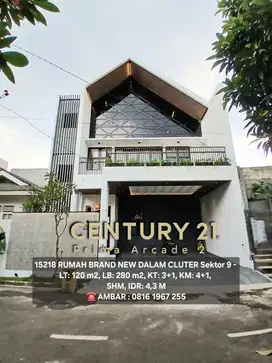 15218 - Rumah brand new lokasi strategis bintaro sektor 9