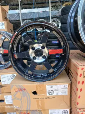 Velg te37 sl ring 15 lebar 6,5 pcd 4x100 ET 42 brio calya