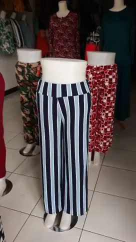 Obral celana kulot wanita crepe