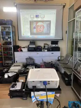 VIEWSONIC PA 503 W LCD PROYEKTOR SECOND FULL SET ISTIMEWA