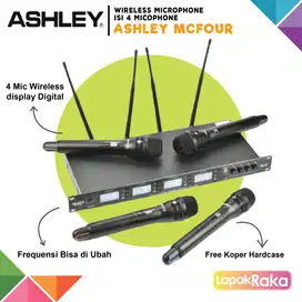 Mic Wireless isi 4 Bisa atur Frequensi | ASHLEY MCFOUR