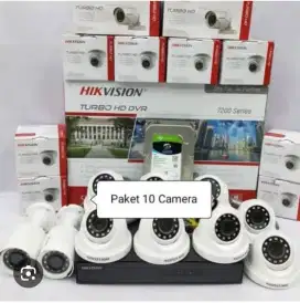 CAMERA CCTV 2MP 5MP KOMPLIT PREE INSTALASI PEMASANGAN