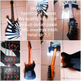 Gitar listrik jakson cstme handmade hq quality hq class