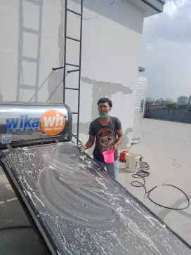 Jasa servis cuci AC bongkar pasang AC water heater instalasi listrik