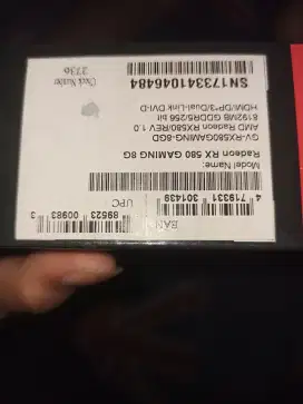 GIGABYTE RADEON  RX 580 8GB GDDR5 256BIT HDMI 2 FAN WINDFORCERGBFUSION