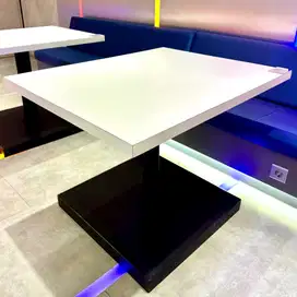 Meja HPL Kaki Besi 70cm x 100cm