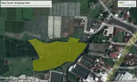 Jual Tanah Bekas Sawah di Tarogong Kaler Banyuresmi Garut