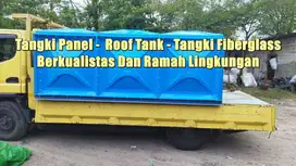 Roof Tank, Tangki Air Fiberglass, Rooftank Kotak, Tangki Panel