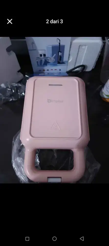 Sandwich maker simplus low watt pemanggang roti elektrik