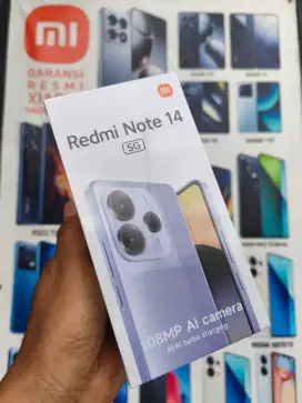 NEW REDMI NOTE 14 5G 12/512 RESMI 12 BLN XIAOMI